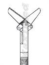 Ножницы эндоскопические для снятия лигатур диаметр 1,8 мм длина 175 см.