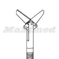 Ножницы эндоскопические для снятия лигатур диаметр 2,3 мм длина 165 см