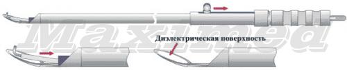 Ложка-манипулятор Чугунова 10 мм с выдвижным электродом (инструмент для разделения инфильтрата и коагуляции)
