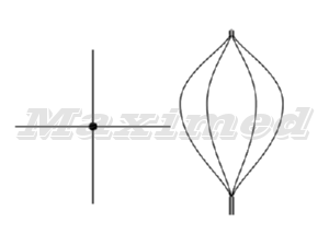Корзинка урологическая Дормиа 3, 4, 5 или 6 струн, прямая или спиральная