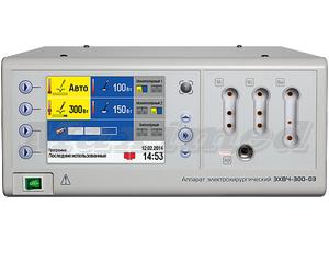 Электрохирургический аппарат ЭХВЧ-300-03 с ЖК-дисплеем с 20 режимами, 300 Вт (блок управления)